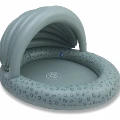 Enfant Swim Essentials Piscine enfant avec auvent Léopard vert (100 cm)