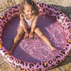 Clearance Piscine enfant Léopard rose et doré (100 cm) Enfant Piscine Enfant