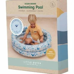 Enfant Little Dutch Piscine gonflable Ocean Dream Blue (80 cm)