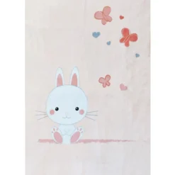 Enfant Domiva Plaid Lapinou (100 x 140 cm)