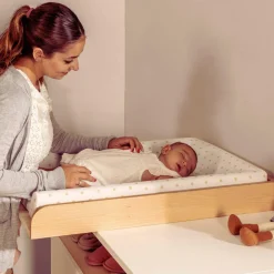 Micuna Plan à langer pour commode matelas pois beige