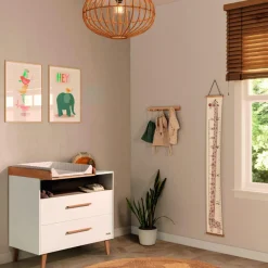 Micuna Plan à langer pour commode matelas pois beige