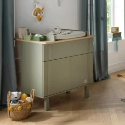 Sauthon mobilier Plan à langer pour commode Eleonore kaki