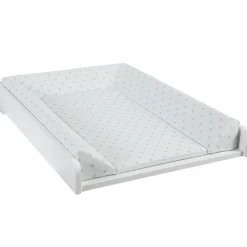Micuna Plan à langer pour commode blanc matelas pois beige