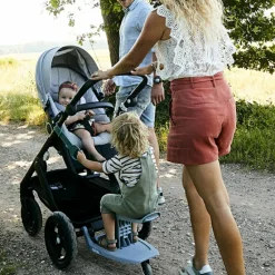 Discount Planche à roulettes pour poussette Kid-Sit Stone noir Planche À Roulettes Et Poignée Pour Poussette