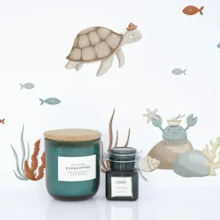 Lilipinso Planche de stickers A3 Animaux marins