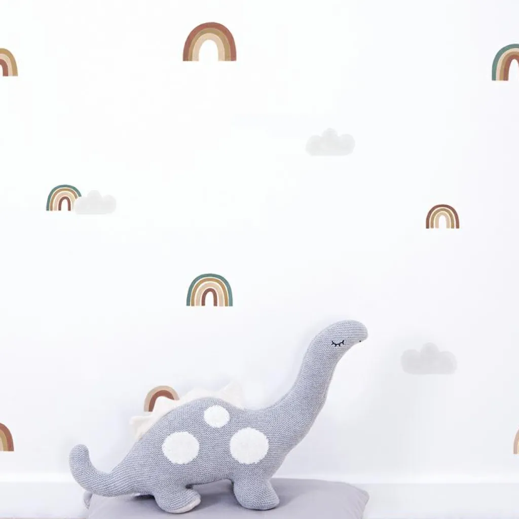 Lilipinso Planche de stickers A3 arc-en-ciel Cute Rainbows