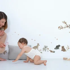 Lilipinso Planche de stickers A3 Australian Animals