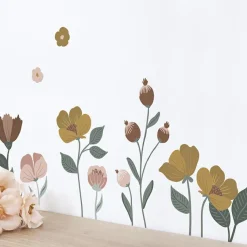 Sale Planche de stickers A3 fleurs Pretty Flowers Stickers Muraux