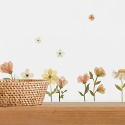 Clearance Planche de stickers A3 fleurs Vintage Flowers Stickers Muraux