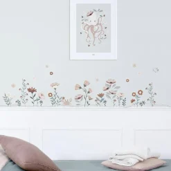 Sale Planche de stickers A3 Ocean flowers Stickers Muraux