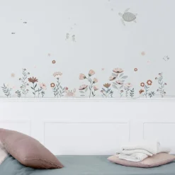 Sale Planche de stickers A3 Ocean flowers Stickers Muraux