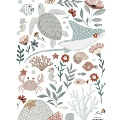 Lilipinso Planche de stickers A3 Ocean dream