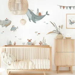 Clearance Planche de stickers Décor L Fonds marins Stickers Muraux