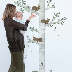 Lilipinso Planche de stickers L Ecureuils (64 x 90 cm)