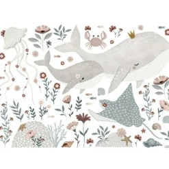 Outlet Planche de stickers Under the sea (90 x 64 cm) Stickers Muraux