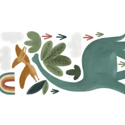 Lilipinso Planche de stickers XL Dino Wonders (130 x 34 cm)