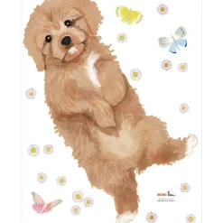 Outlet Planche sticker Chiot Doodle (35 x 45 cm) Stickers Muraux