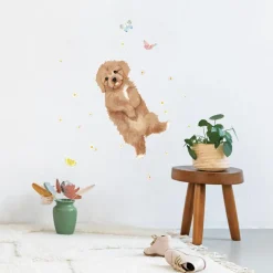 Outlet Planche sticker Chiot Doodle (35 x 45 cm) Stickers Muraux