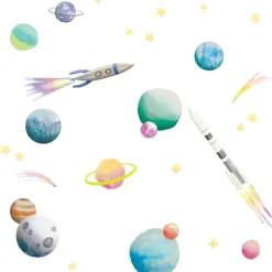 Mimi'lou Planche sticker Just a touch Espace (26 x 19 cm)