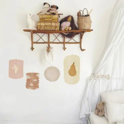 Mimi'lou Planche sticker Lampions Crème (35 x 45 cm)