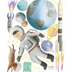 New Planche stickers Espace (35 x 45 cm) Stickers Muraux