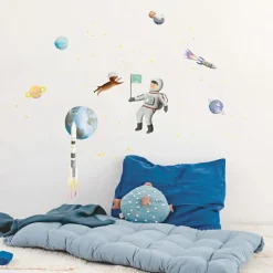 New Planche stickers Espace (35 x 45 cm) Stickers Muraux