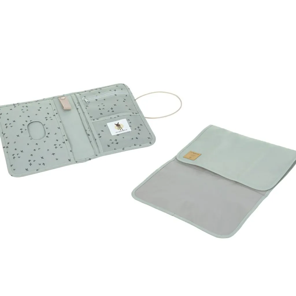 Outlet Pochette de change Casual menthe florale Pochette De Change