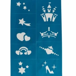 Pochoirs de maquillage (6 planches) Accessoires De Déguisement