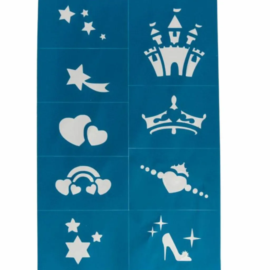 Pochoirs de maquillage (6 planches) Accessoires De Déguisement