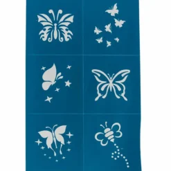 Pochoirs de maquillage (6 planches) Accessoires De Déguisement