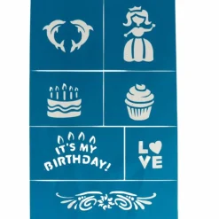 Pochoirs de maquillage (6 planches) Accessoires De Déguisement