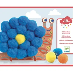 Discount Pompons à coller Animaux tout doux Activités Manuelles