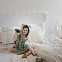 Clearance Poncho de bain Bear Moss (1-3 ans) Poncho