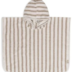 Clearance Poncho de bain en éponge Stripe Olive Green (1-4 ans) Poncho