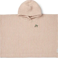 Clearance Poncho de bain Paco rayé Tuscany Rose (1-2 ans) Poncho