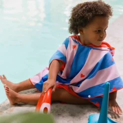 Online Poncho de plage Cerise (60 x 60 cm) Poncho