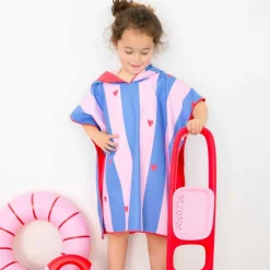 Online Poncho de plage Cerise (60 x 60 cm) Poncho