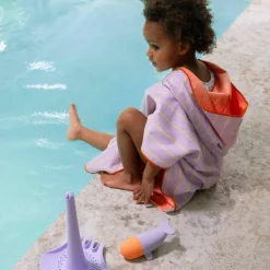 Quut Poncho de plage Lavande (60 x 60 cm)