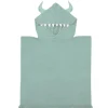 Sunnylife Poncho de plage vert monstre (3 ans et +)