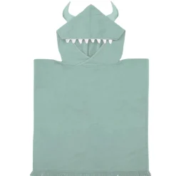 Sunnylife Poncho de plage vert monstre (3 ans et +)
