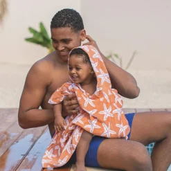 Swim Essentials Poncho enfant Etoiles de mer (3-10 ans)