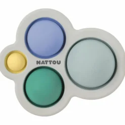 Nattou Pop-it en silicone Bleu