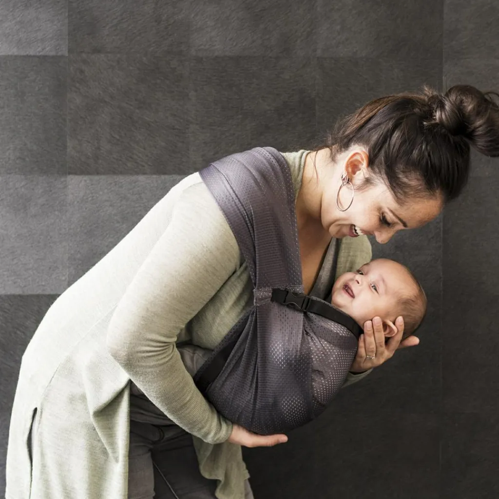 Porté bébé Mini Sling gris Echarpe De Portage Sling