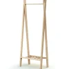 Hot Portant à vêtements en bois de hêtre brut Essentiel Portant