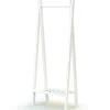 Outlet Portant à vêtements en bois de hêtre Essentiel blanc Portant