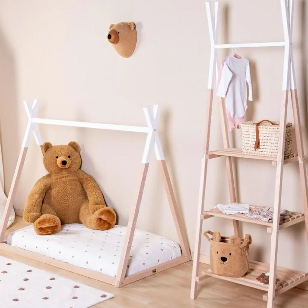 Childhome Portant à vêtements et étagère enfant Tipi