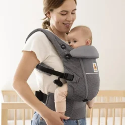 Porte bébé Adapt SoftFlex Mesh Gris anthracite Porte Bébé