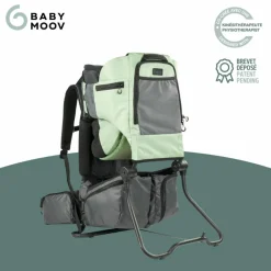 Clearance Porte bébé de randonnée Moov & Hike Vert Sauge Porte Bébé