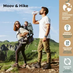 Clearance Porte bébé de randonnée Moov & Hike Vert Sauge Porte Bébé